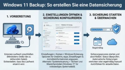 Windows 11 Backup: So erstellen Sie eine Datensicherung