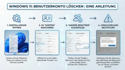 Windows 11: Benutzerkonto löschen | Eine Anleitung