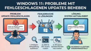Windows 11: Probleme mit fehlgeschlagenen Updates beheben