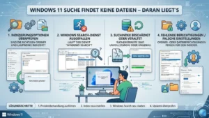 Windows 11 Suchfunktion findet keine Dateien – daran liegt’s