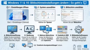 Windows 11 und 10: Bildschirmeinstellung ändern | So geht’s