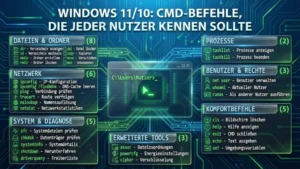 Windows 11/10: 32 CMD-Befehle, die jeder kennen sollte
