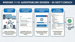 Windows 11/10: Audioprobleme beheben – so geht’s einfach