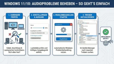 Windows 11/10: Audioprobleme beheben – so geht’s einfach