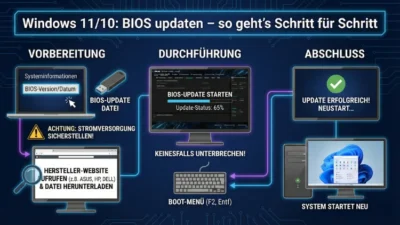Windows 11/10: BIOS updaten – so geht’s Schritt für Schritt