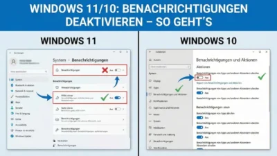 Windows 11/10: Benachrichtigungen deaktivieren – so geht’s