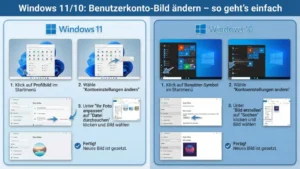 Windows 11/10: Benutzerkonto-Bild ändern – so geht’s einfach