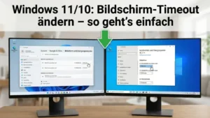 Windows 11/10: Bildschirm-Timeout ändern – so geht’s einfach
