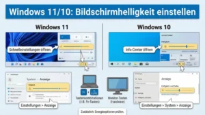 Windows 11/10: Bildschirmhelligkeit einstellen – so geht’s