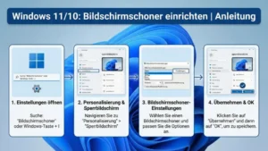 Windows 11/10: Bildschirmschoner einrichten | Anleitung