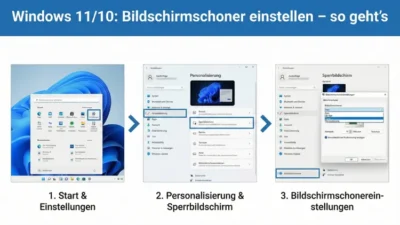 Windows 11/10: Bildschirmschoner einstellen – so geht’s