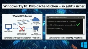 Windows 11/10: DNS-Cache löschen – so geht’s sicher