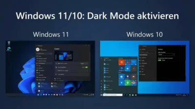 Windows 11/10: Dark Mode aktivieren | Anleitung