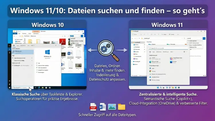 Windows 11/10: Dateien suchen und finden – so geht’s
