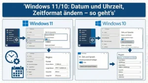 Windows 11/10: Datum und Uhrzeit, Zeitformat ändern – so geht’s