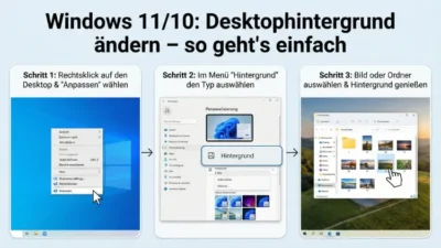 Windows 11/10: Desktophintergrund ändern – so geht’s einfach