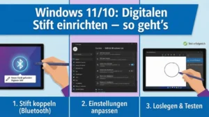 Windows 11/10: Digitalen Stift einrichten – so geht’s