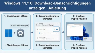 Windows 11/10: Download-Benachrichtigungen anzeigen | Anleitung