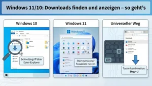 Windows 11/10: Downloads finden und anzeigen – so geht’s