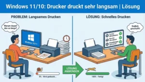 Windows 11/10: Drucker druckt sehr langsam | Lösung