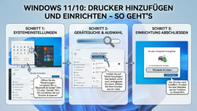 Windows 11/10: Drucker hinzufügen und einrichten – so geht’s