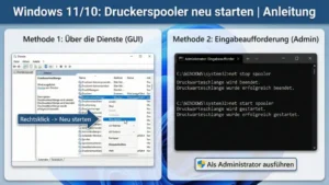 Windows 11/10: Druckerspooler neu starten | Anleitung