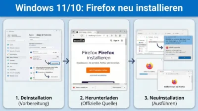 Windows 11/10: Firefox neu installieren – so geht’s einfach