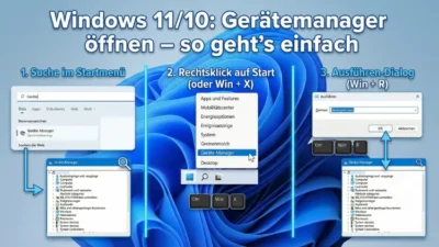 Windows 11/10: Gerätemanager öffnen – so geht’s einfach