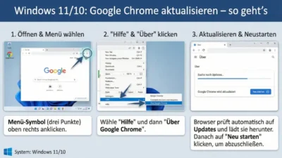 Windows 11/10: Google Chrome aktualisieren – so geht’s