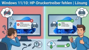 Windows 11/10: HP-Druckertreiber fehlen | Lösung