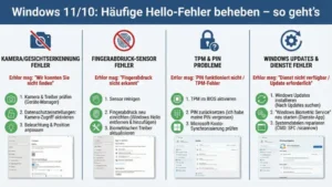 Windows 11/10: Häufige Hello-Fehler beheben – so geht’s