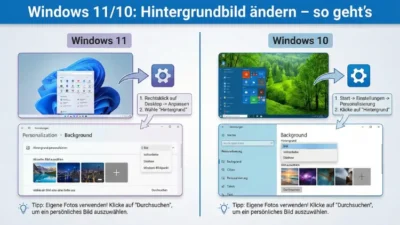 Windows 11/10: Hintergrundbild ändern – so geht’s