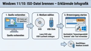 Windows 11/10: ISO-Datei brennen – so geht’s ohne Probleme