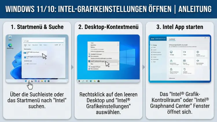 Windows 11/10: Intel-Grafikeinstellungen öffnen | Anleitung