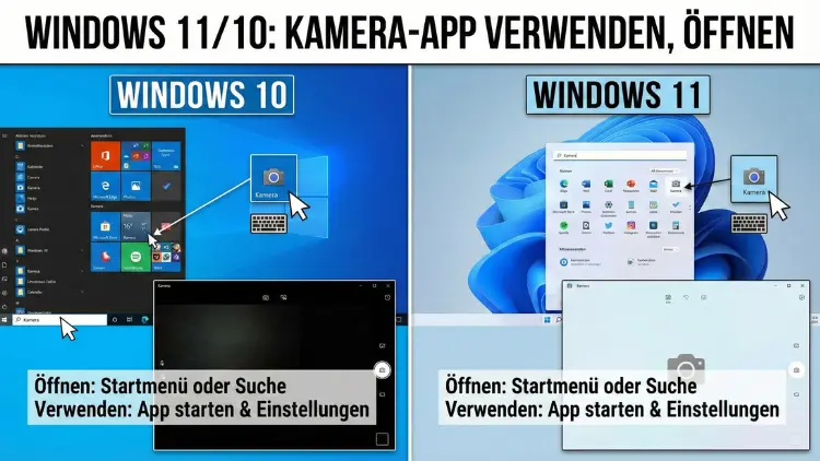 Windows 11/10: Kamera-App verwenden, öffnen – so geht’s