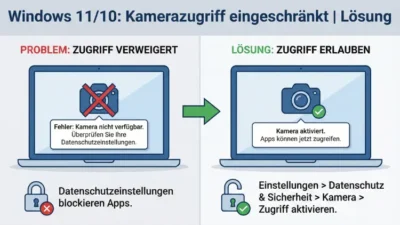 Windows 11/10: Kamerazugriff eingeschränkt | Lösung