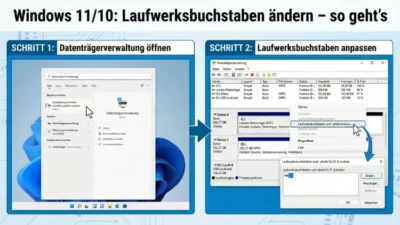 Windows 11/10: Laufwerksbuchstaben ändern – so geht’s
