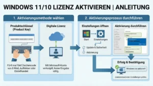 Windows 11/10 Lizenz aktivieren | Anleitung