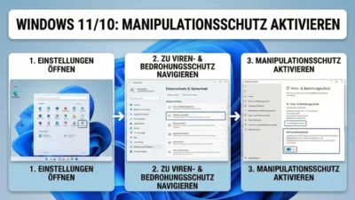 Windows 11/10: Manipulationsschutz aktivieren – so geht’s