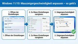 Windows 11/10: Mauszeigergeschwindigkeit anpassen – so geht’s