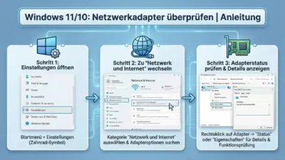 Windows 11/10: Netzwerkadapter überprüfen | Anleitung