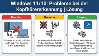 Windows 11/10: Probleme bei der Kopfhörererkennung | Lösung