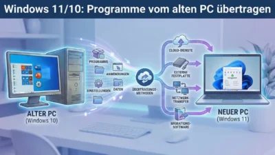 Windows 11/10: Programme vom alten PC übertragen – so geht’s