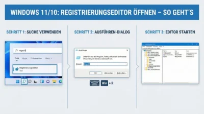 Windows 11/10: Registrierungseditor öffnen – so geht’s