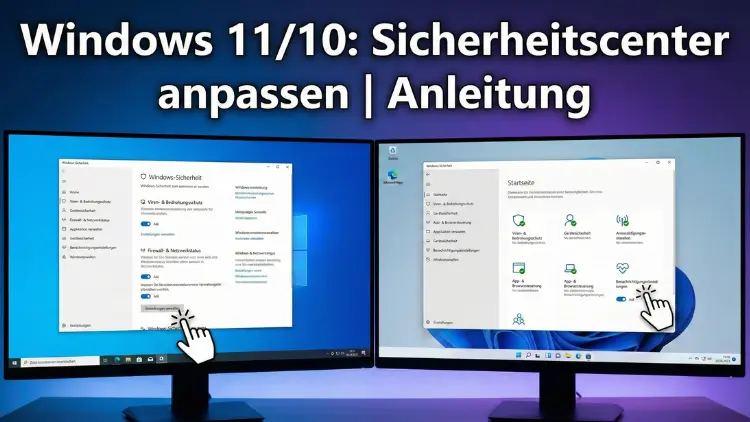 Windows 11/10: Sicherheitscenter anpassen | Anleitung
