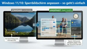 Windows 11/10: Sperrbildschirm anpassen – so geht’s einfach