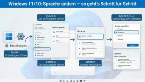 Windows 11/10: Sprache ändern – so geht’s Schritt für Schritt
