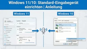 Windows 11/10: Standard-Eingabegerät einrichten | Anleitung