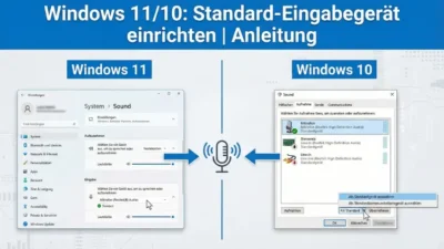 Windows 11/10: Standard-Eingabegerät einrichten | Anleitung