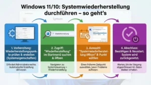 Windows 11/10: Systemwiederherstellung durchführen – so geht’s